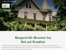 Tablet Screenshot of margaretvilleinn.com
